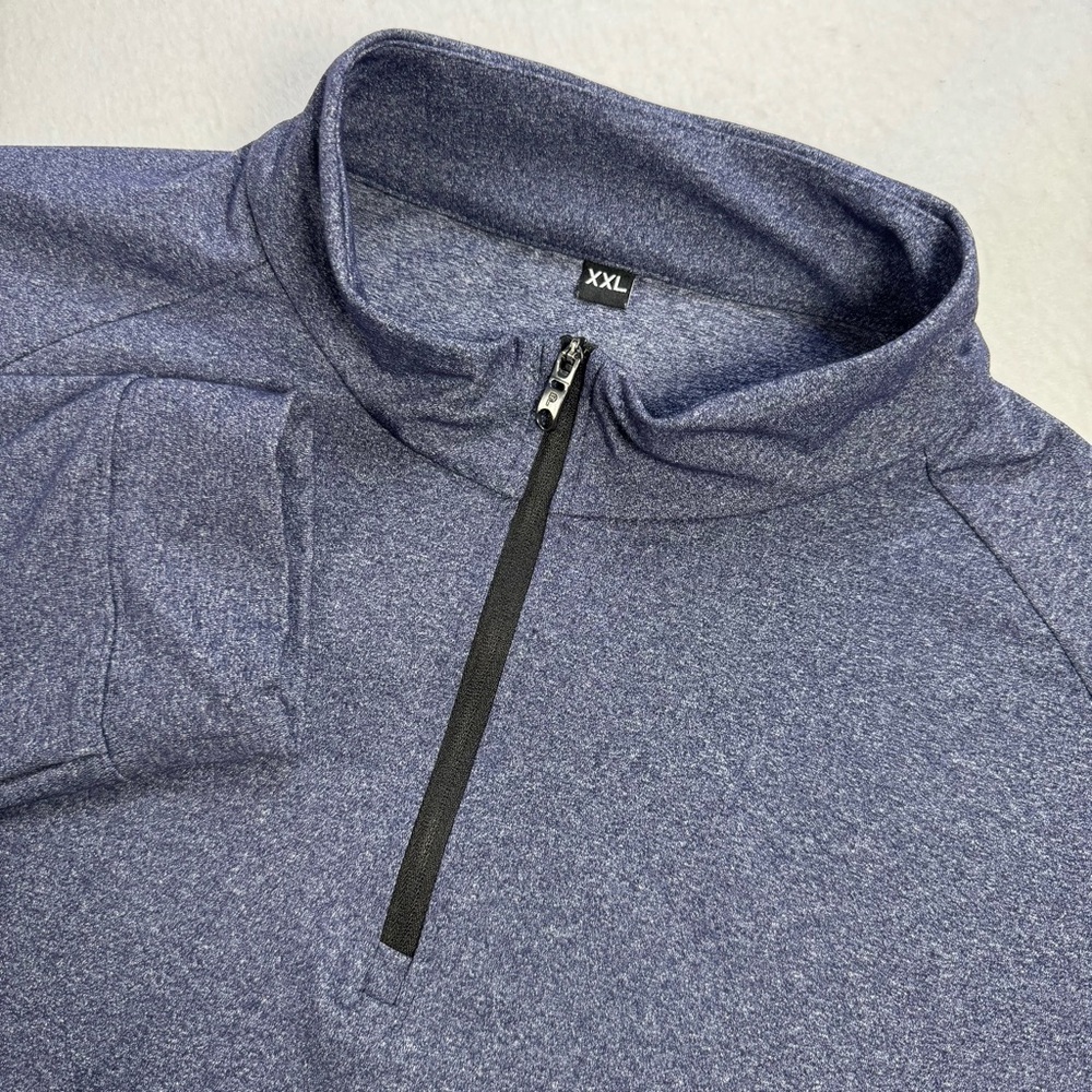 Public Rec Men’s XXL Gamechanger Quarter Zip Pullover Blue 4‑Way‎ Stretch